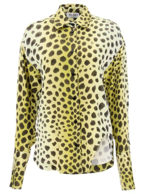 ELIZA CHEETAH PRINT SATIN SHIRT