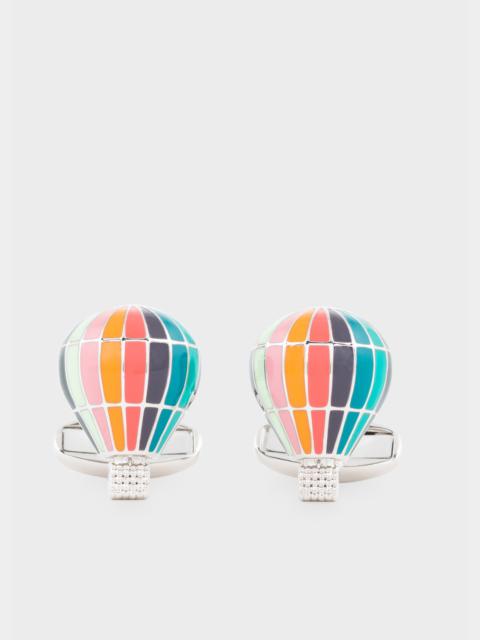 'Artist Stripe' Hot Air Balloon Cufflinks