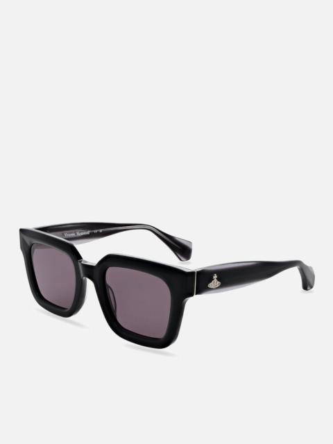 Vivienne Westwood Vivienne Westwood Cary Acetate Square-Frame Sunglasses