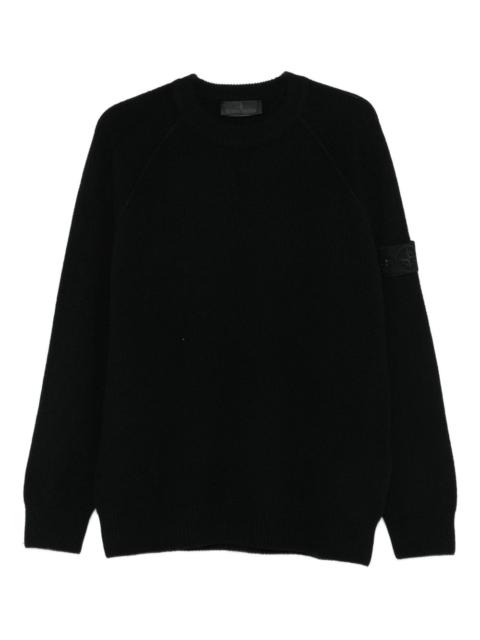 Stone Island long-sleeves logo-patch sweater