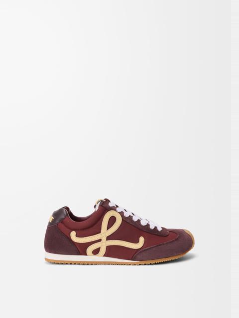 Ballet Runner 2.0 in suede and nylon