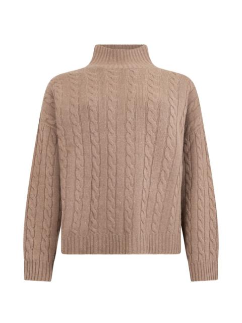 PESERICO high-collar ribbed sweater