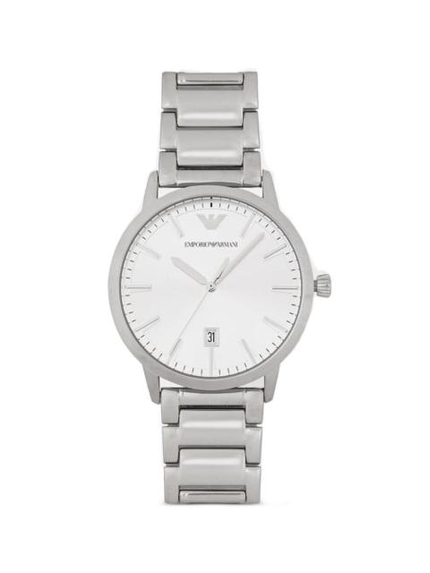 EMPORIO ARMANI logo-detail 43mm watch