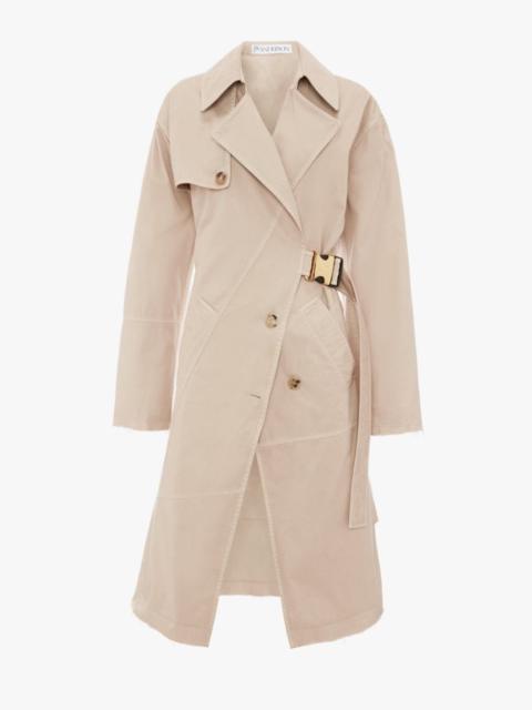 JW Anderson TWISTED BUCKLE TRENCH COAT