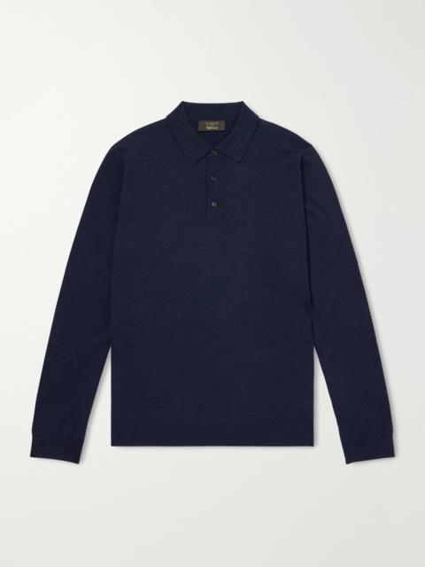 SLOWEAR Zanone Slim-Fit Flexwool Polo Shirt