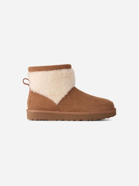 UGG ® Women's Classic Mini Snugscape Suede Classic Boots in Chestnut