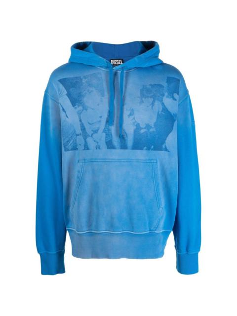 Diesel D-GIR-S zip-up hoodie - Blue