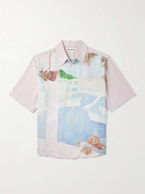 Our Legacy Beyond Printed Cotton and Silk-Blend Shirt