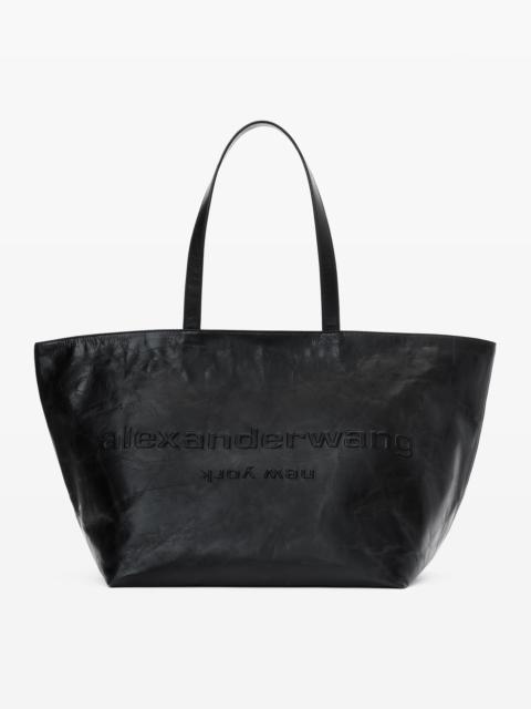 Punch Leather Tote Bag