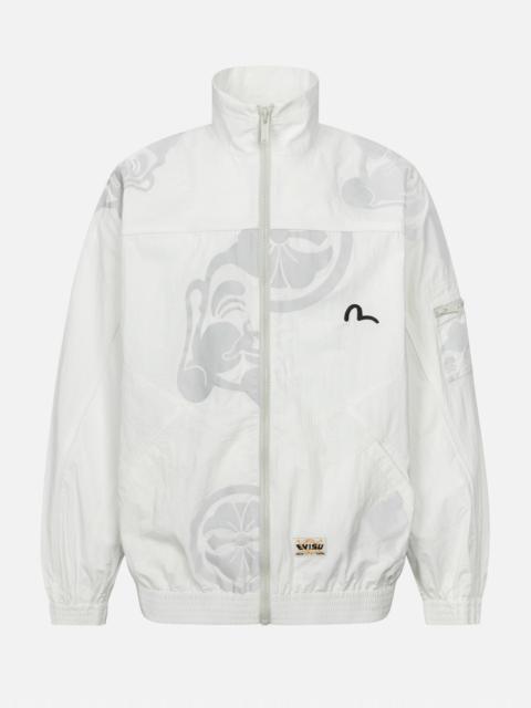EVISU MULTI GODHEAD AND KAMON REFLECTIVE  PRINT LOOSE FIT WINDBREAKER