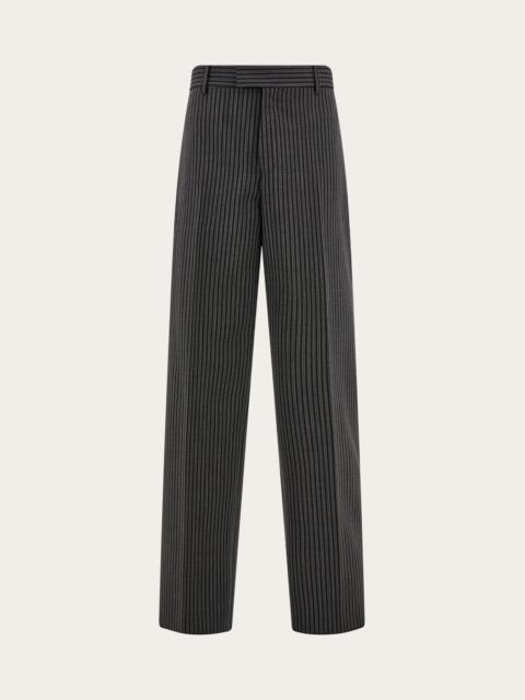 FERRAGAMO Flat front trouser