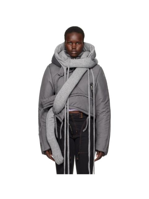 OTTOLINGER Gray Deconstructed Puffer Jacket