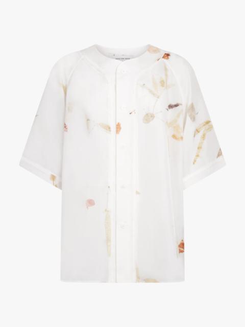 FENG CHEN WANG NATURAL PLANT DYE SHORT SLEEVE SHIRT | WHITE