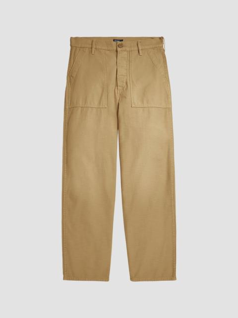 Polo Ralph Lauren Women's Ricky Cotton Sateen Wide-Leg Pants - Khaki