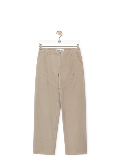Loewe Workwear trousers in cotton