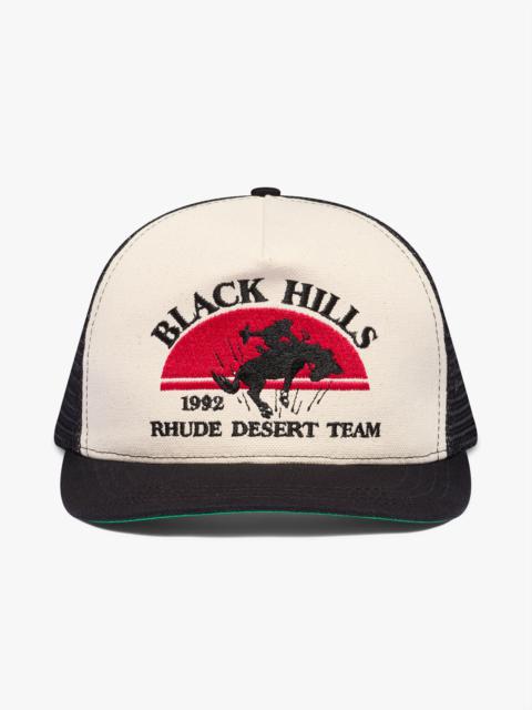 Rhude BLACK HILLS CANVAS TRUCKER HAT