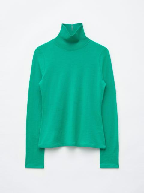 & Other Stories Merino Wool Polo Neck Top