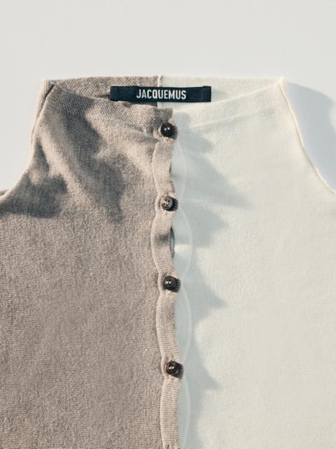 JACQUEMUS The Losange knit polo