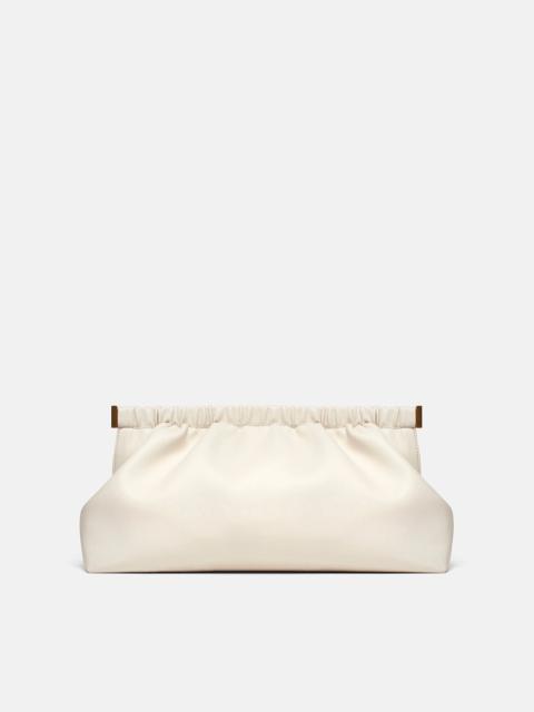 Nanushka THE BAR CLUTCH - Alt-nappa clutch - Off-white