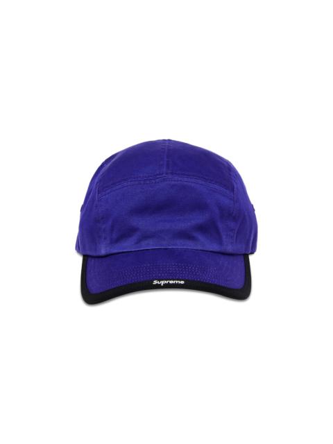 Supreme Visor Logo Camp Cap 'Blue'