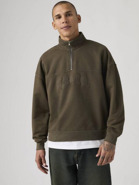Levi's BOXY QUARTER ZIP SWEATSHIRT