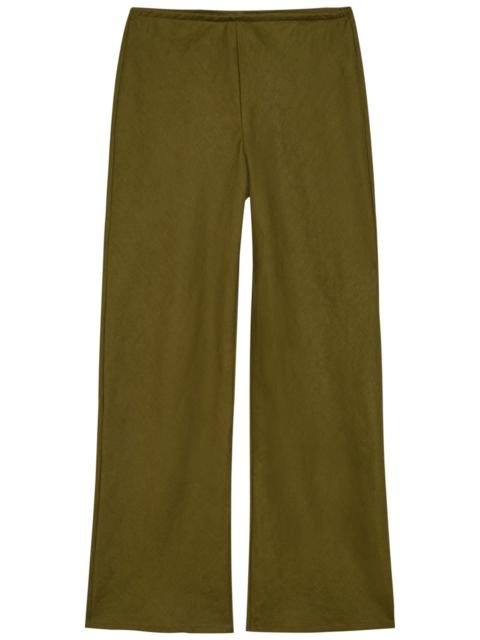 Reformation Reformation Gale Straight-leg Linen Trousers