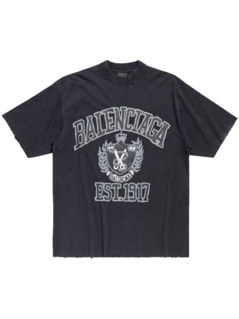 BALENCIAGA graphic-print cotton T-shirt