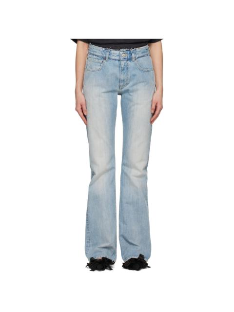 BALENCIAGA Blue Low Waist Jeans