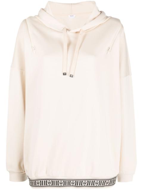 Wolford logo-print drawstring hoodie