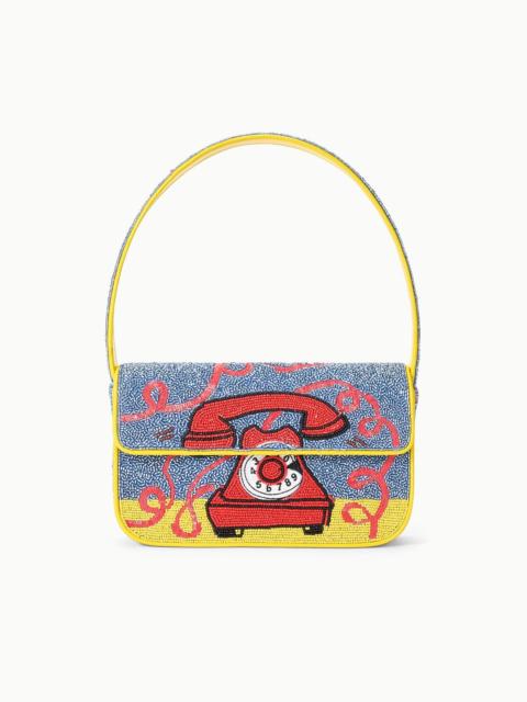 STAUD STAUD TOMMY BEADED BAG HOTLINE