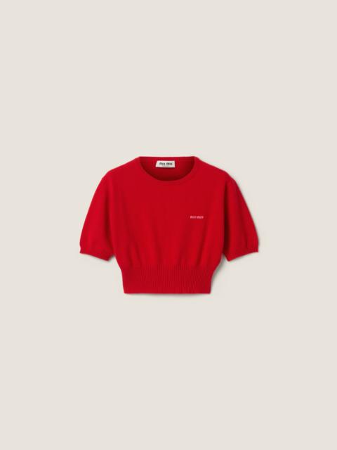 Miu Miu Cropped cashmere sweater