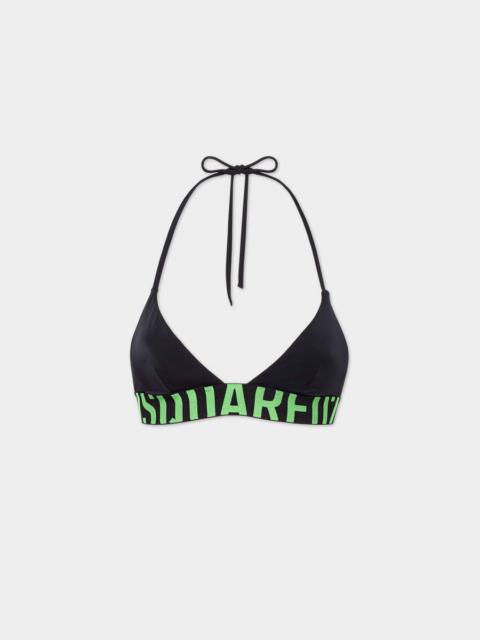 DSQUARED2 DSQUARED2 LOGO BAND TRIANGLE TOP