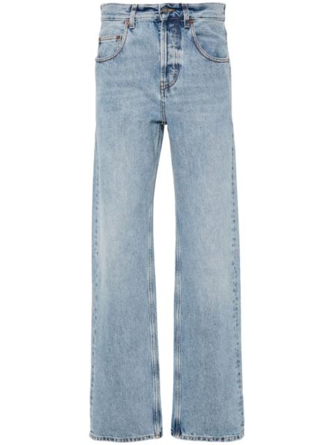 SAINT LAURENT washed straight leg jeans