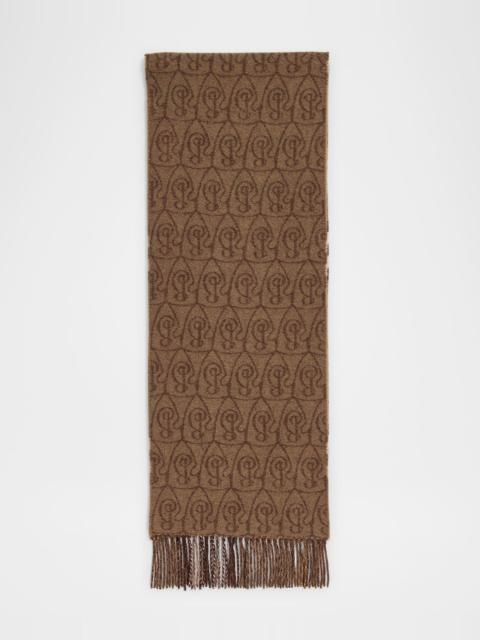 Burberry Men's Reversible B Shield Cashmere Scarf
