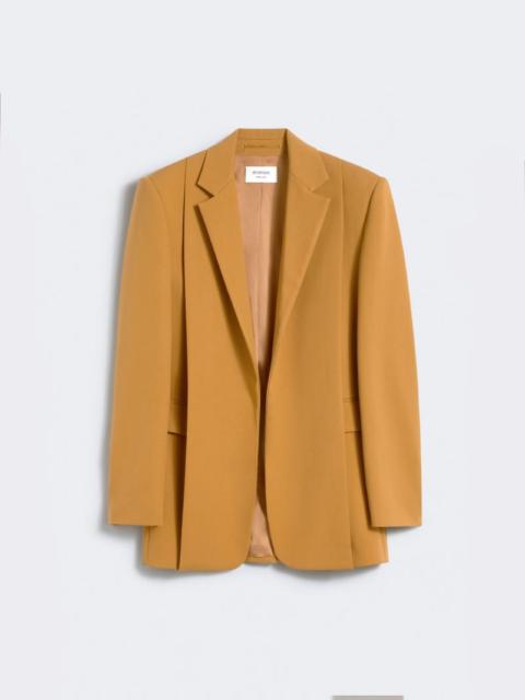 Sportmax Loose wool blazer - RUNWAY - OCHRE