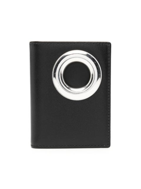 Comme Des Garçons eyelet-detail bi-fold wallet