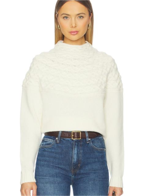 Theory Cable Yoke Pullover