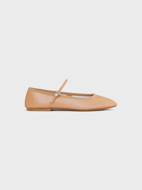 CELINE LES BALLERINES CELINE MARY-JANE in PEARLY CALFSKIN