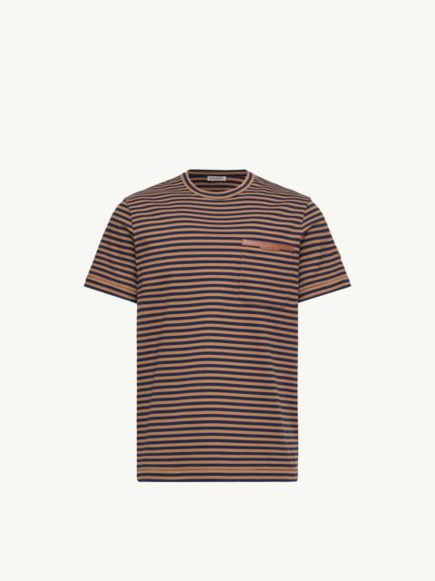 Moncler Striped Cotton T-Shirt