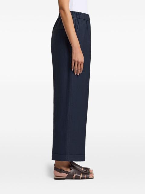 PESERICO elasticated tapered trousers