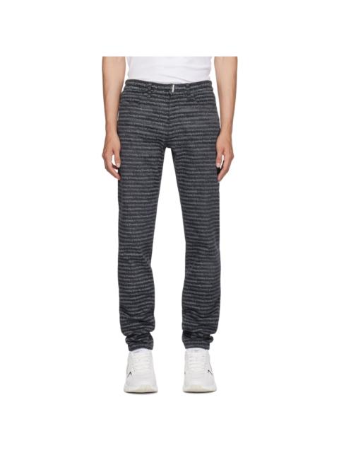 Givenchy Gray Printed Trousers