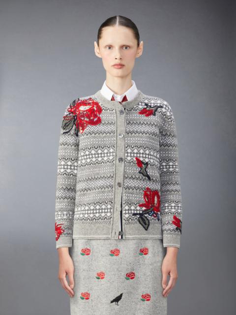 Thom Browne Wool Rose Cardigan