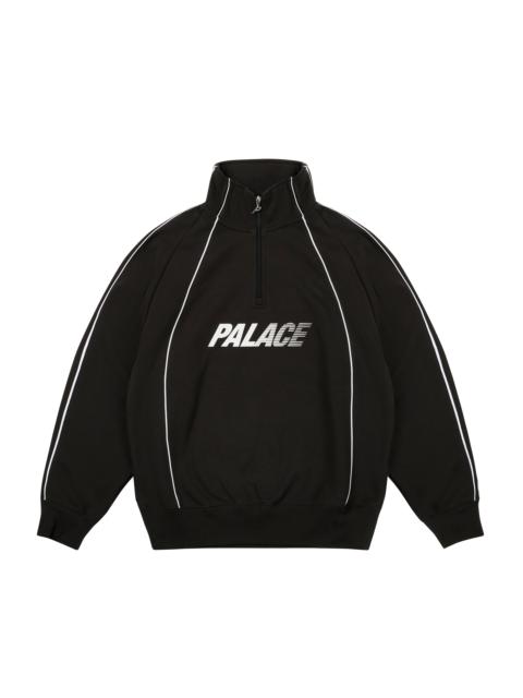 PALACE FAST LOGO 1/4 ZIP BLACK