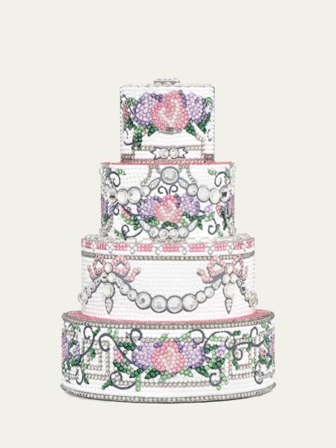 JUDITH LEIBER Tie The Knot Tiered Cake Clutch Bag