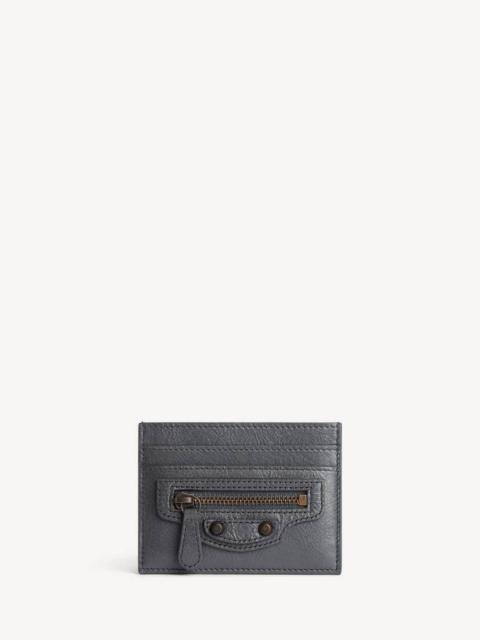 BALENCIAGA Women's Le City Card Holder in Volcanic Rock
