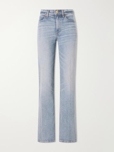 JAMIE HALLER Wide-leg Mid-rise Jeans
