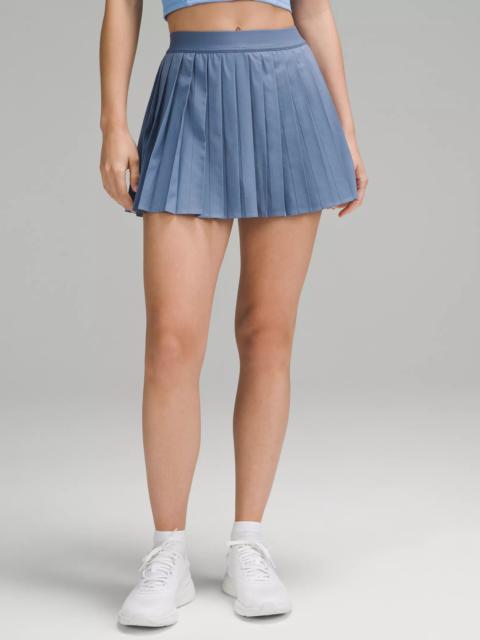 High-Rise Pleated Tennis Skirt