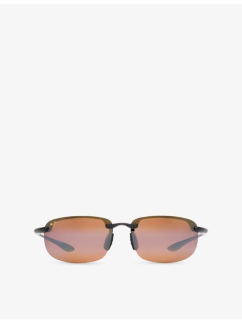 Maui Jim MJ000330 Hookipa Rectangle-Frame Acetate Sunglasses
