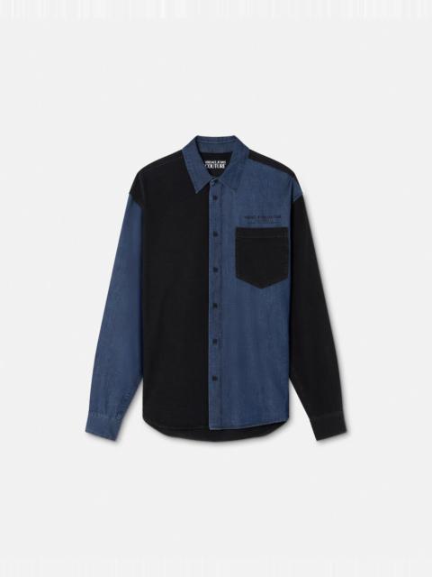 VERSACE JEANS COUTURE Logo Colorblock Shirt