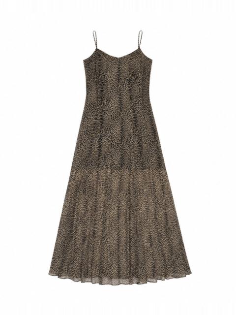 The Kooples BEIGE LEOPARD-PRINT MAXI DRESS